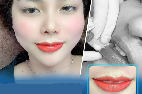 quy trình xăm môi