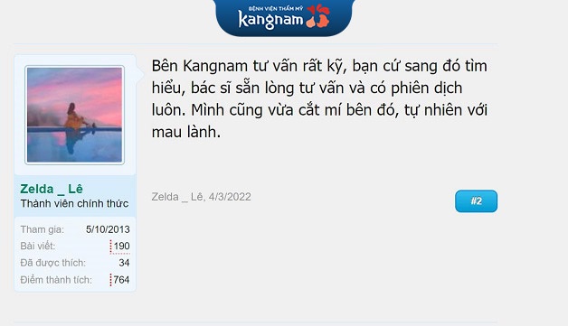 Nhận xét của người dùng Zelda_Lê trên diễn đàn