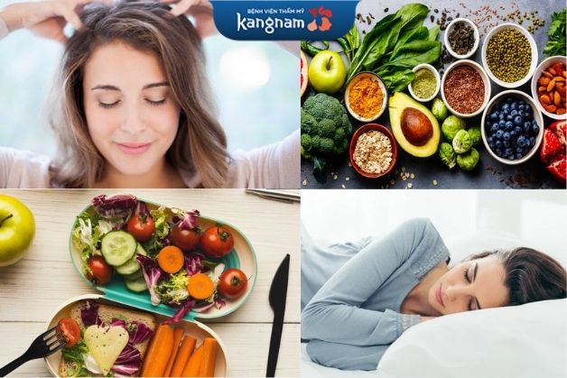 Ăn uống, sinh hoạt điều độ sau cấy tóc