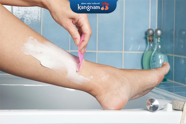 có bầu tẩy lông chân được không