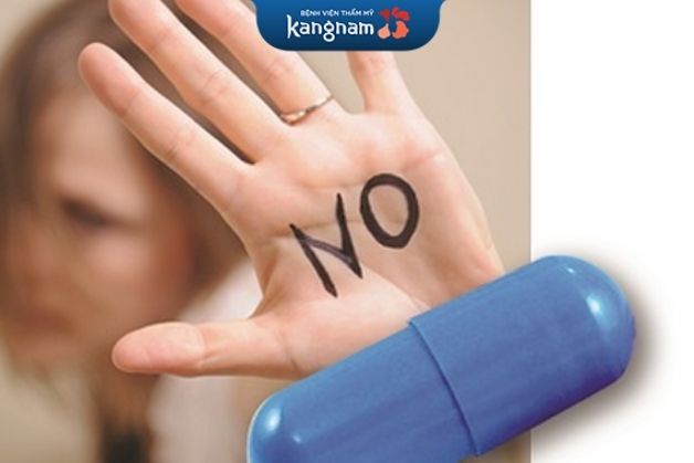 Không sử dụng phương pháp uống để tránh những rủi ro không mong muốn