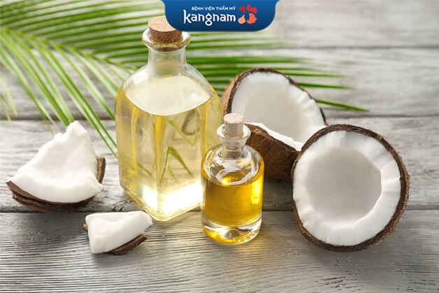 xóa sẹo bỏng nước sôi với dầu dừa