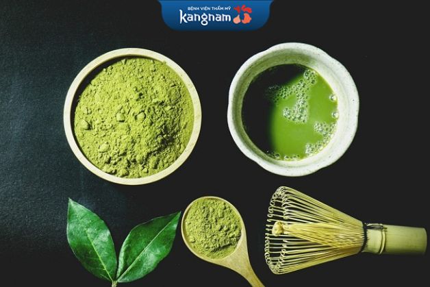 Mặt nạ vitamin C kết hợp với bột trà xanh