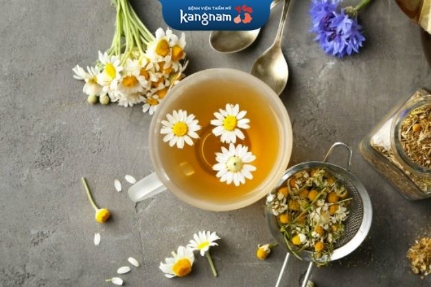 Trà hoa cúc tẩy lông an toàn