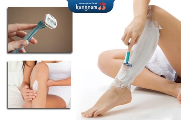 Triệt lông đúng cách bằng dao cạo