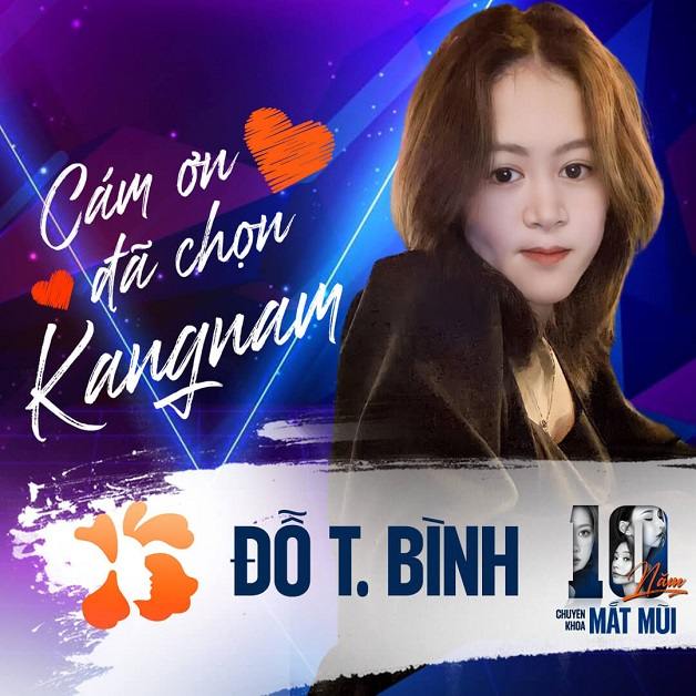 Cảm ơn khách hàng Đỗ Thị Bình đã tin tưởng vào Kangnam