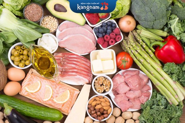 Bổ sung thực phẩm tươi ngon lành mạnh làm giảm mụn