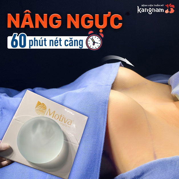 Sau 60 phút thực hiện vòng 1 căng đầy và không để lại sẹo