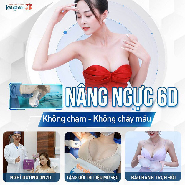 Nâng ngực 6D VIP giá bao nhiêu