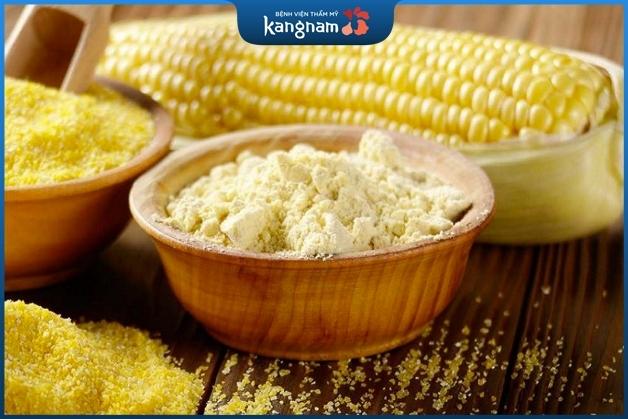 Bột ngô dưỡng da trị mụn an toàn
