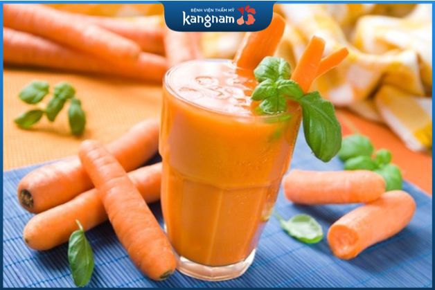 Cà rốt - thực phẩm tốt cho da tàn nhang