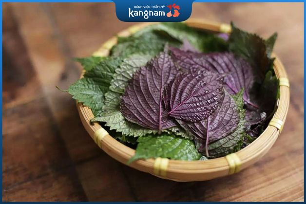 Điều trị bằng lá tía tô