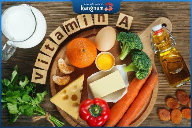 Vitamin A giúp ích cho quá trình giảm viêm, ngừa sẹo