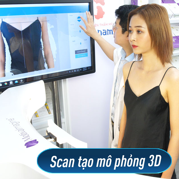 Mô phỏng dáng ngực 3D qua màn hình