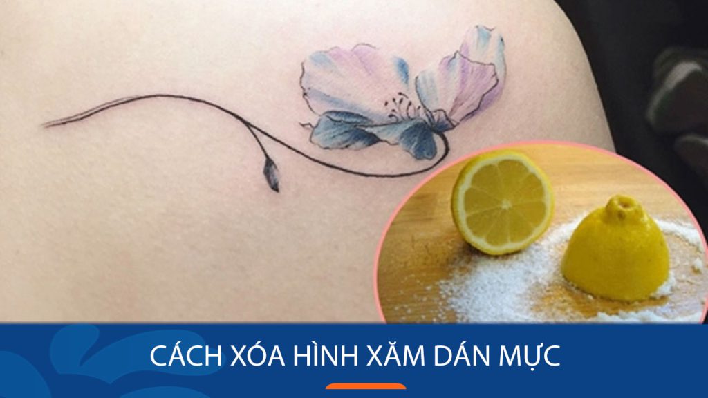 3 Cách xóa hình xăm dán mực xăm an toàn hiệu quả
