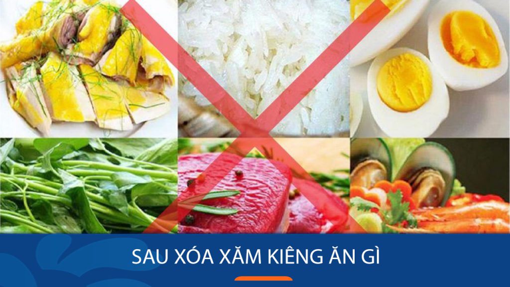 Sau xóa xăm kiêng ăn gì là tốt nhất – thực phẩm cần tránh
