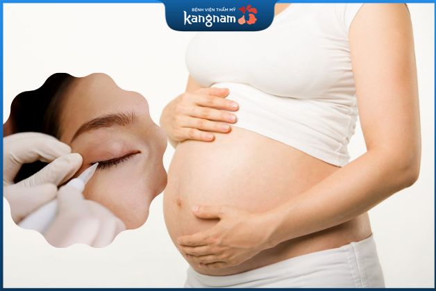 Phụ nữ đang mang thai không nên thực hiện phun mí