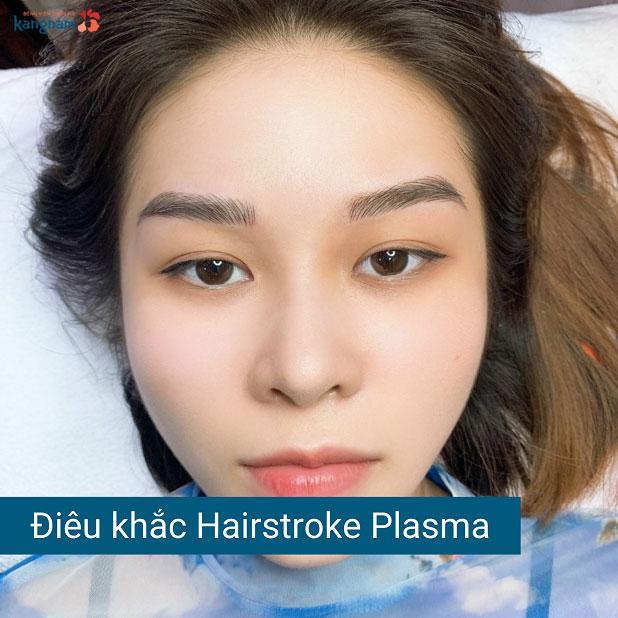 Dáng lông mày cân đối với đường nét gương mặt