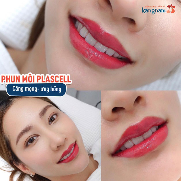 Màu môi đỏ pha nhiều sắc hồng hơn, đem lại cảm giác tươi mới