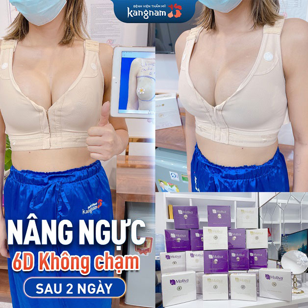 Nâng ngực thường sưng căng nhẹ sau 2 ngày, 10 ngày ít đau