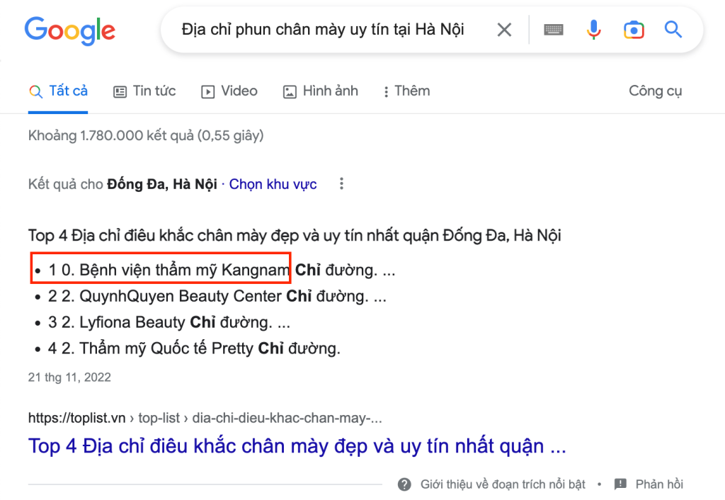 Phun chân mày tại Kangnam là lựa chọn hàng đầu