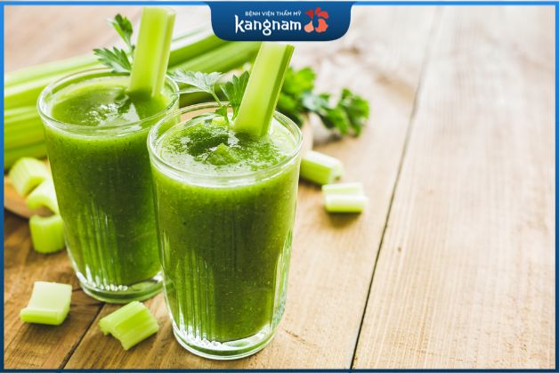 Giảm mỡ bụng nhờ nước ép cần tây