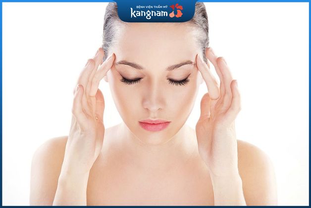 Độn thái dương có thể đau nhẹ sau vài ngày phẫu thuật