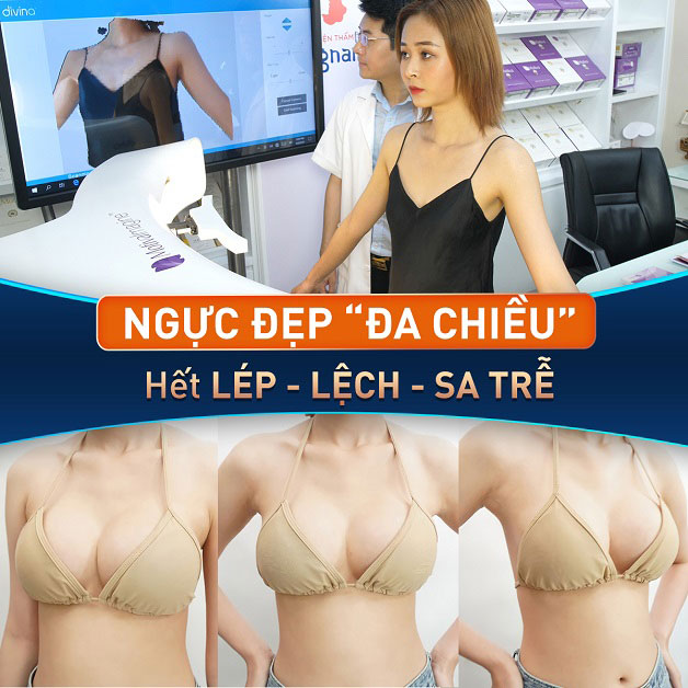 Nâng ngực 6D với kỹ thuật đưa túi ngực KHÔNG CHẠM