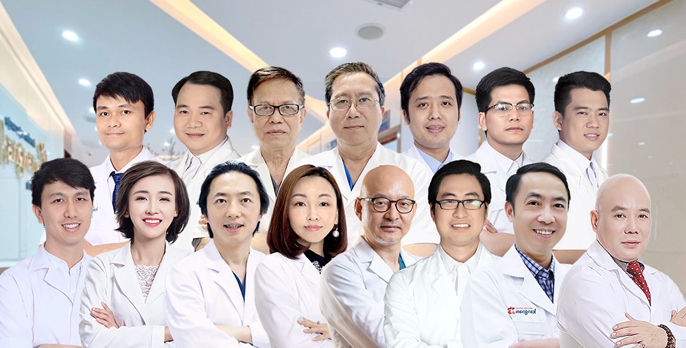 Đội ngũ bác sĩ tại hệ thống thẩm mỹ Kangnam.