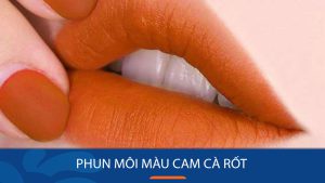 Phun môi màu cam cà rốt: Bí quyết cho đôi môi quyến rũ