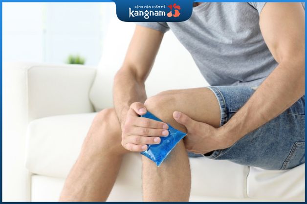 Làm mát vùng da bị bỏng