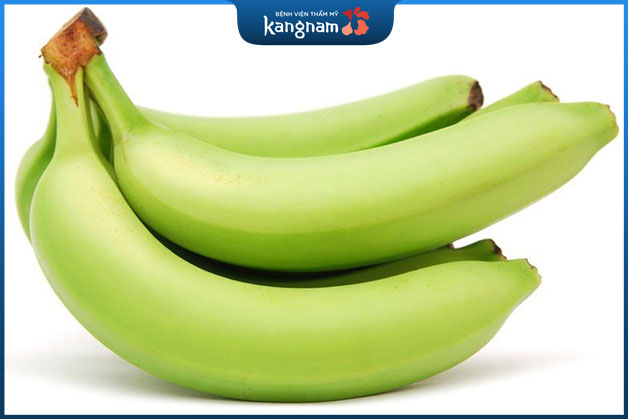 Chuối xanh có tính hàn có thể dùng điều trị mụn đá