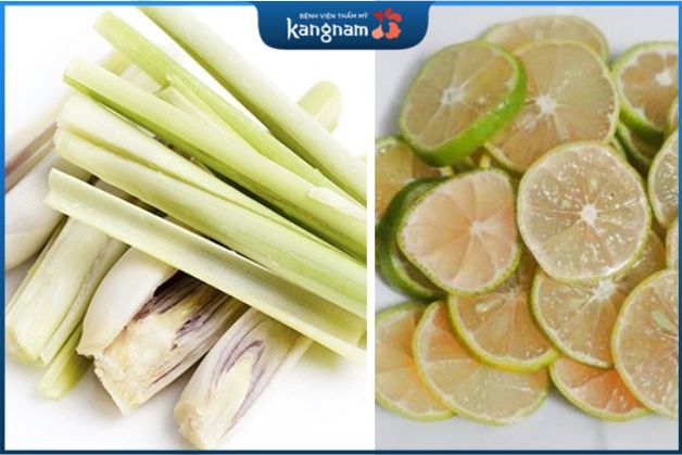 Xả và chanh có tính năng kháng khuẩn và kháng viêm