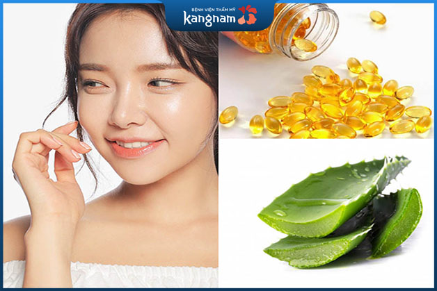 Sự kết hợp giữa nha đam và vitamin E giúp da chống lão hóa