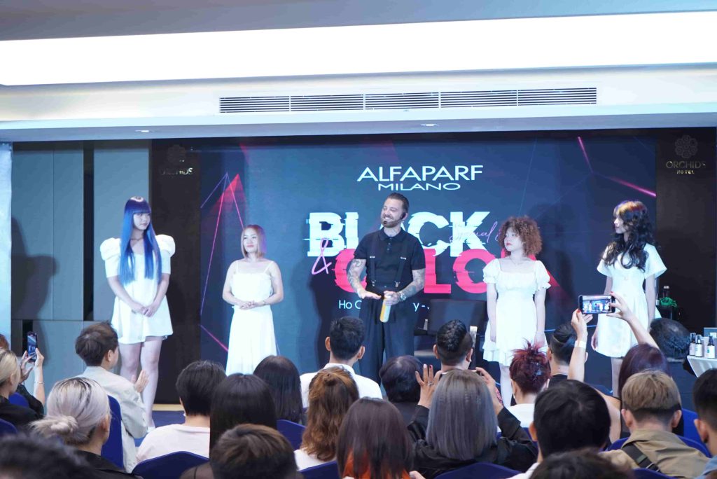 Những mái tóc ấn tượng của đêm sự kiện Black&Color