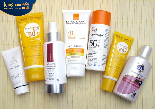 Sử dụng kem chống nắng lành tính, độ SPF cao