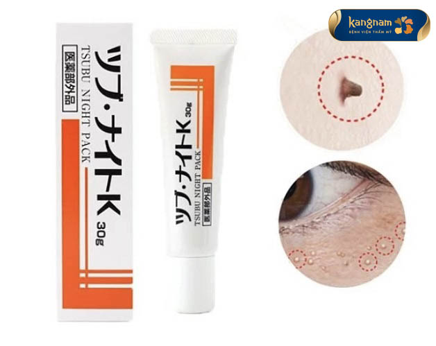 Kem trị mụn thịt Tsubu Night Pack