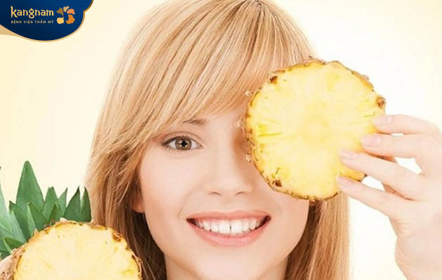Trị mụn thịt bằng quả dứa an toàn cho mẹ bầu