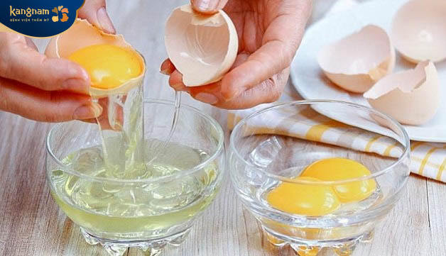 Trị sẹo rỗ bằng lòng trắng trứng gà