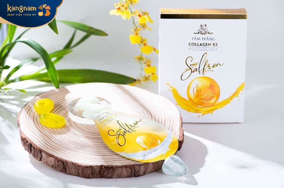 Tắm trắng collagen x3 Mix Saffron