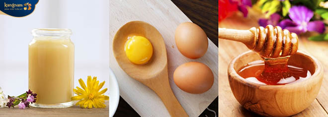 Lòng trắng trứng gà và sữa ong chúa sự kết hợp hoàn hảo