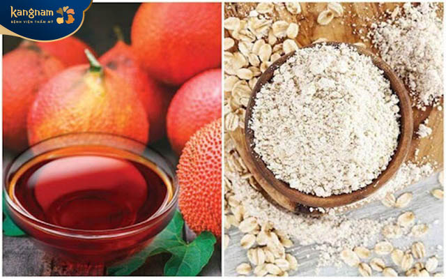 Mật ong, yến mạch, dầu gấc có công dụng sạch lỗ chân lông