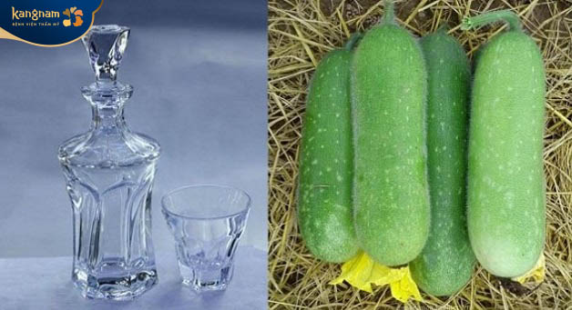 Trị nám bằng bí xanh và rượu trắng