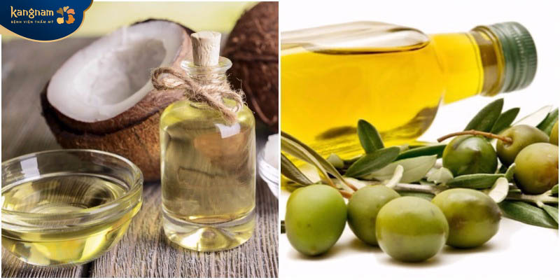 Dầu dừa kết hợp dầu oliu nguyên liệu trị ngứa an toàn