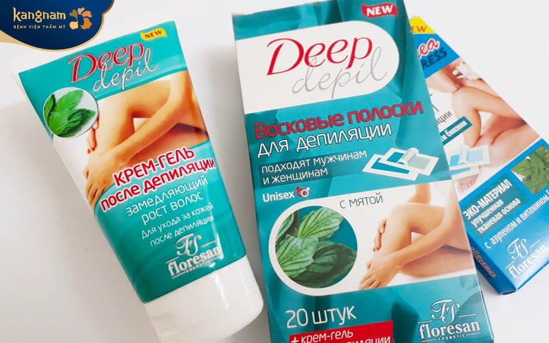 Sử dụng gel Deep Depil cấp ẩm cho da sau triệt lông