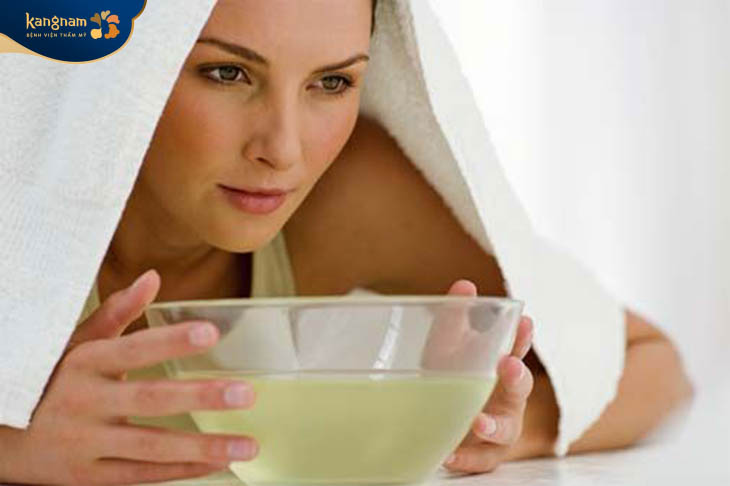 Xông hơi để làm giãn nở lỗ chân lông