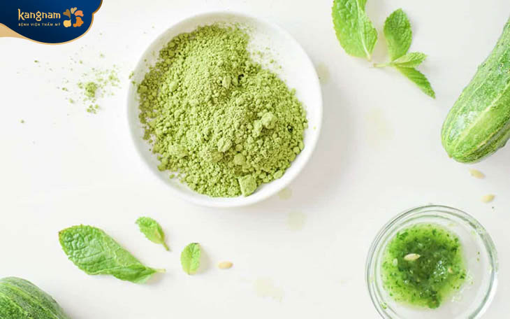 Trà xanh trị mụn nhanh chóng