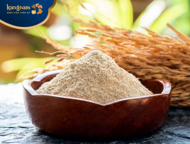 Bột gạo trị mụn cám