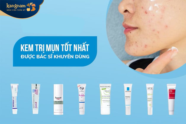 Hiện nay trên thị trường có nhiều loại kem bôi tại chỗ điều trị mụn hiệu quả
