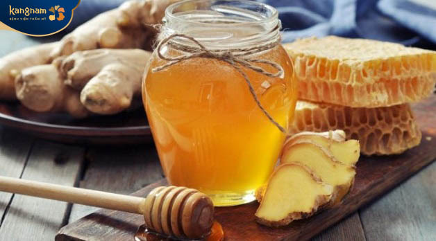 Trị sẹo lồi bằng gừng tươi và mật ong